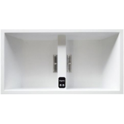 Zlewozmywak Elleci Dogma 100 Electronic SIR Chromo KERATEK K96 WHITE EKD1009696ECRD